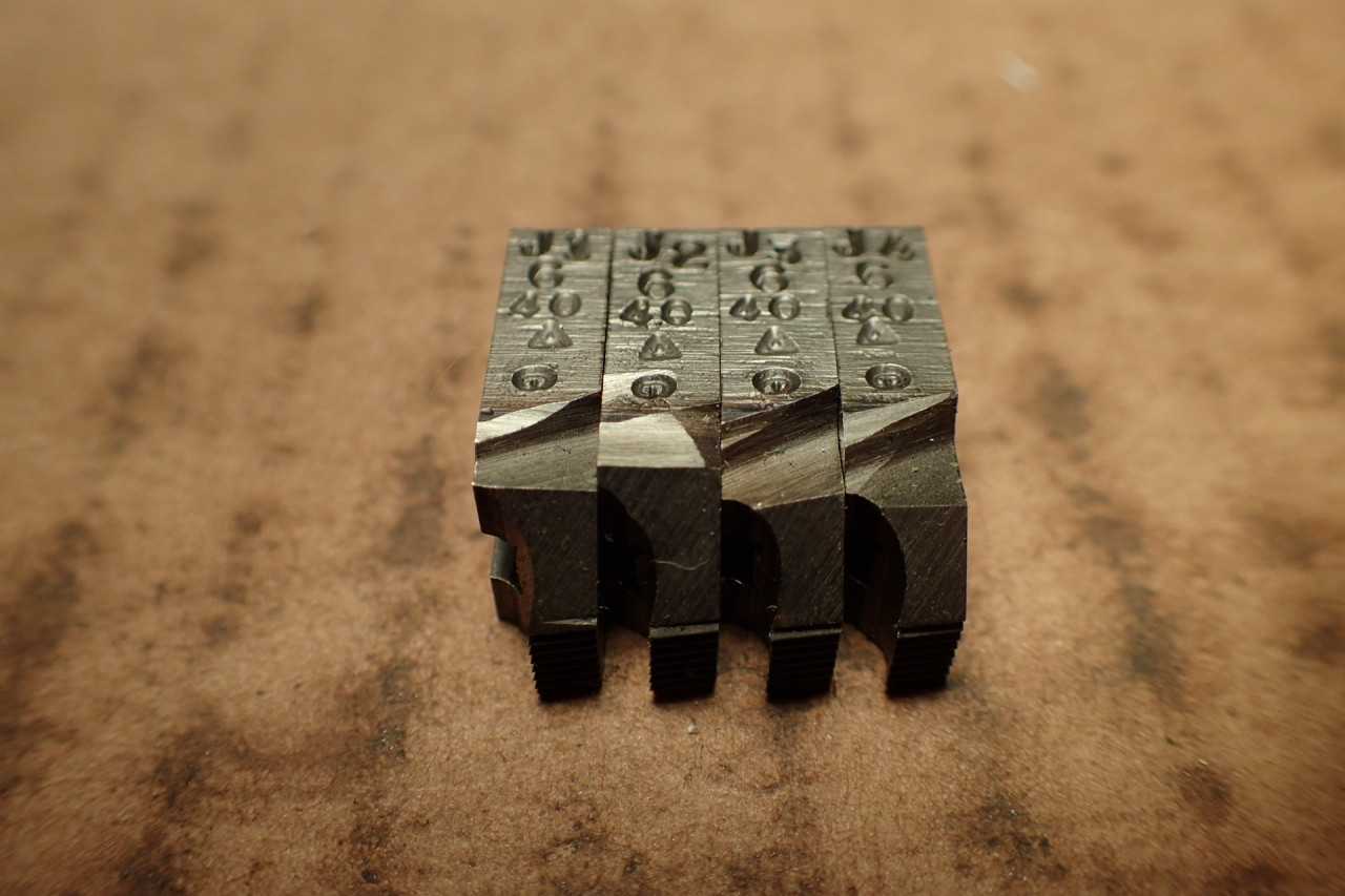 #6 -40 NF Standard Thread Threading Chasers for Geometric 5/16" -DS Die Heads - MACHINING ACCESSORIES & TOOLING