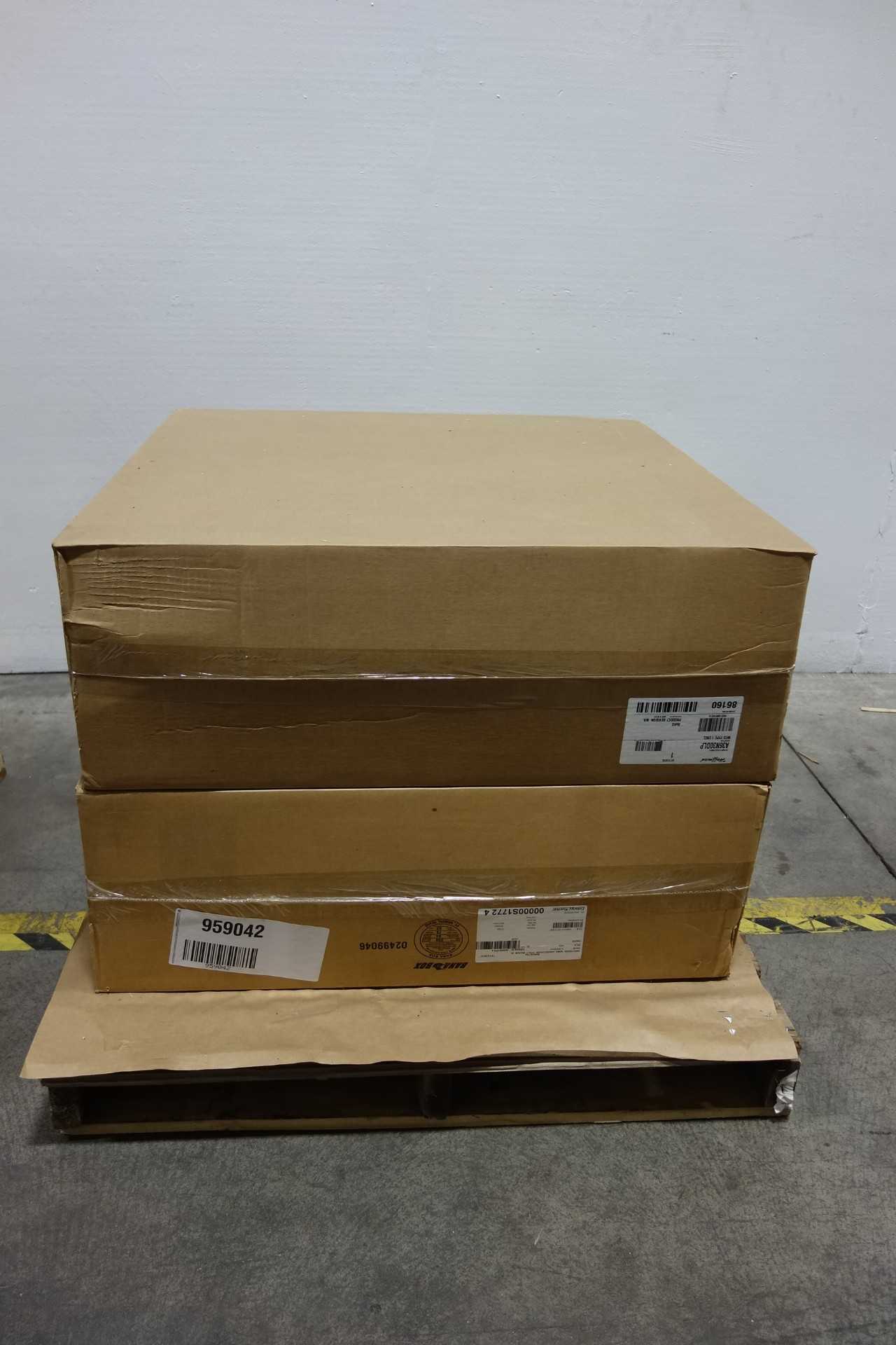 LOT OF 2 HOFFMAN A36N30DLP 13IN 36IN STEEL 30IN ENCLOSURES - INDUSTRIAL PARTS
