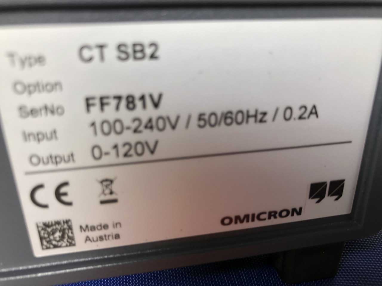Omicron CT Analyzer and CT SB2 - ANALYZER