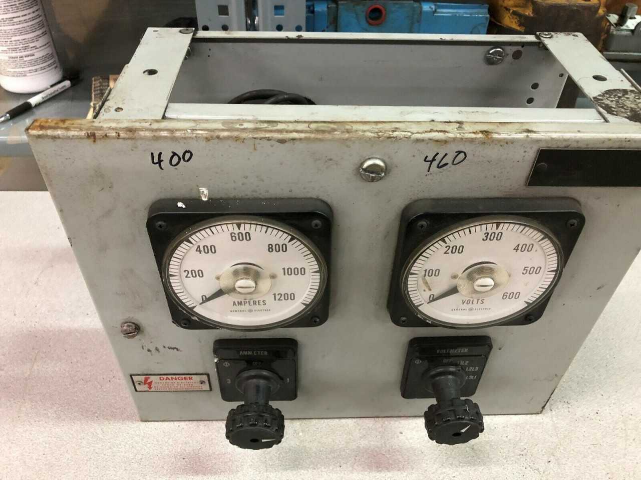 USED GE 8000 480 VAC 12" MCC METERING BUCKET 595X0227L04 DAL - ELECTRICAL PARTS