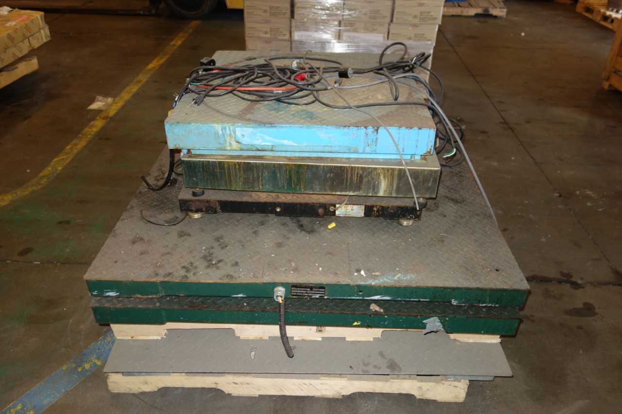 PALLET OF FLOOR SCALES - PLANT & FACILITY