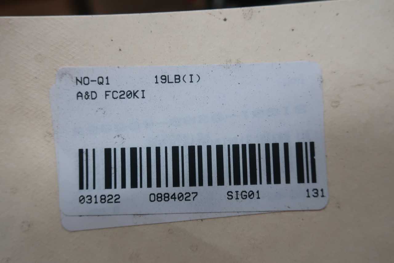 A&D FC20KI HI-RES COUNTING SCALE ANALYTICAL BALANCES AND SCALE - SCALES