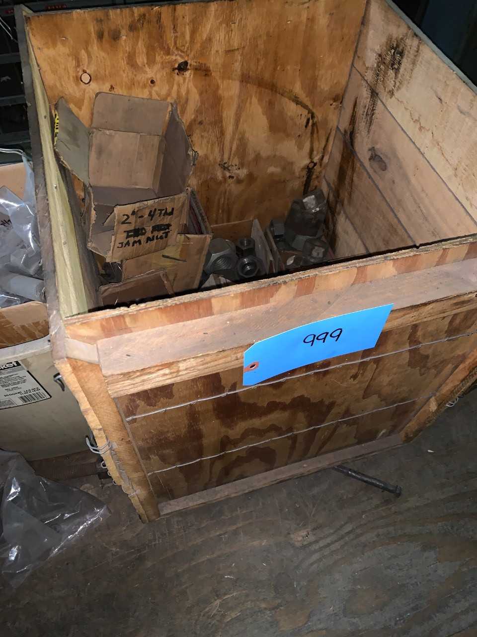 Crate with Large Nuts - INDUSTRIAL PARTS