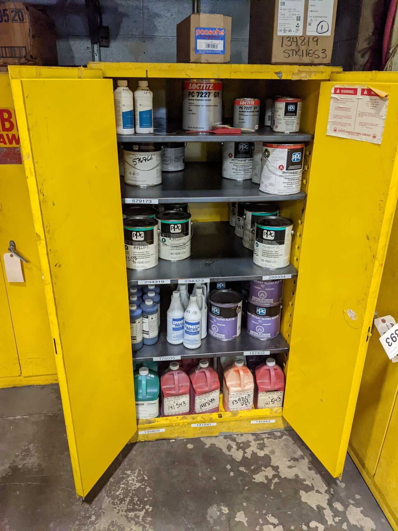 JUSTRITE FLAMMABLE STORAGE CABINET - TOOL STORAGE