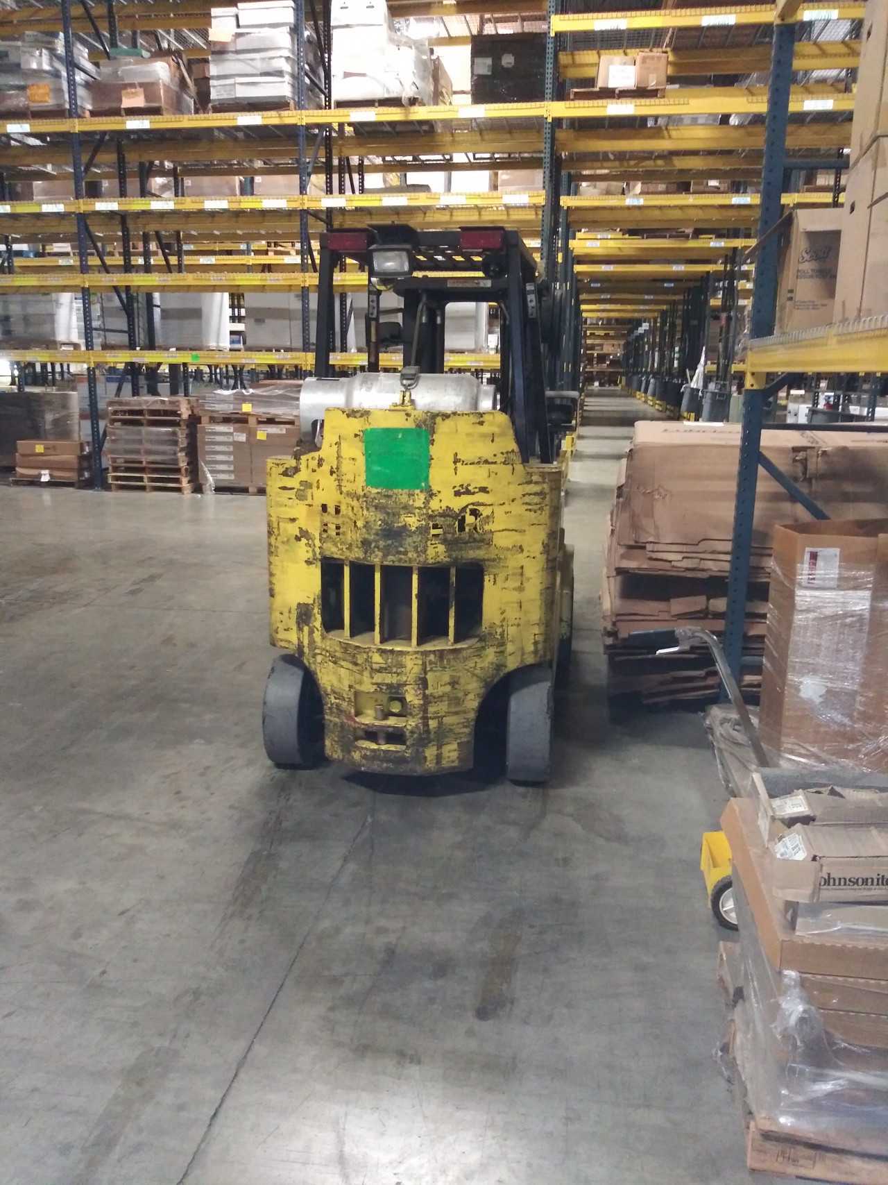 1996 HYSTER 580XLMCS PROPANE COUNTERBALANCE, FENTON, MO - FORKLIFTS