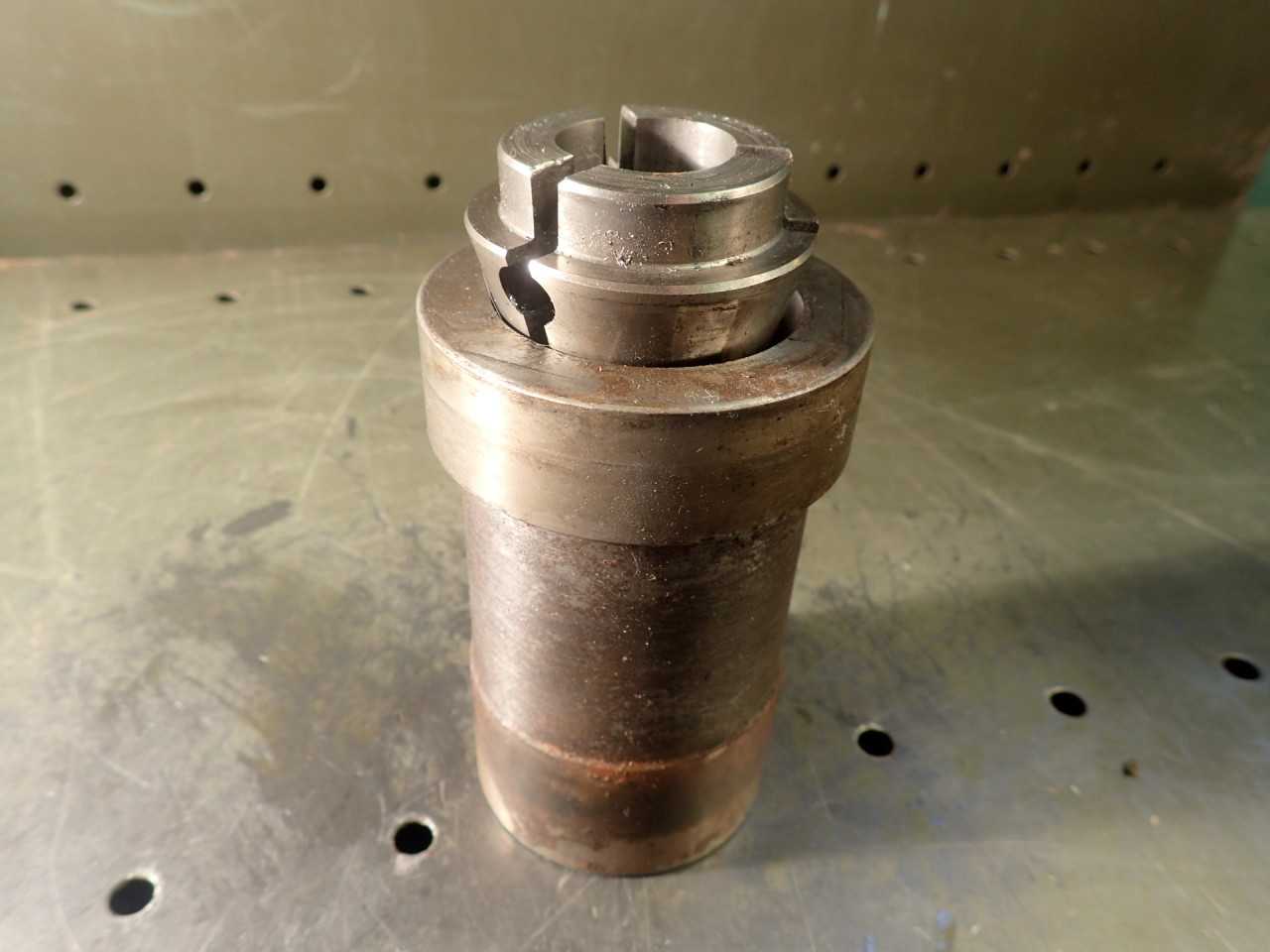 Brown & Sharpe #22 Collet Chuck Sleeve 2-3/4" Nose OD 4.255" Long 2-3/8" Tail OD - MACHINING ACCESSORIES & TOOLING