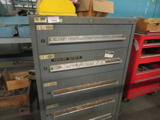 5 Drawer Vidmar Cabinet with Contents - MISCELLANEOUS