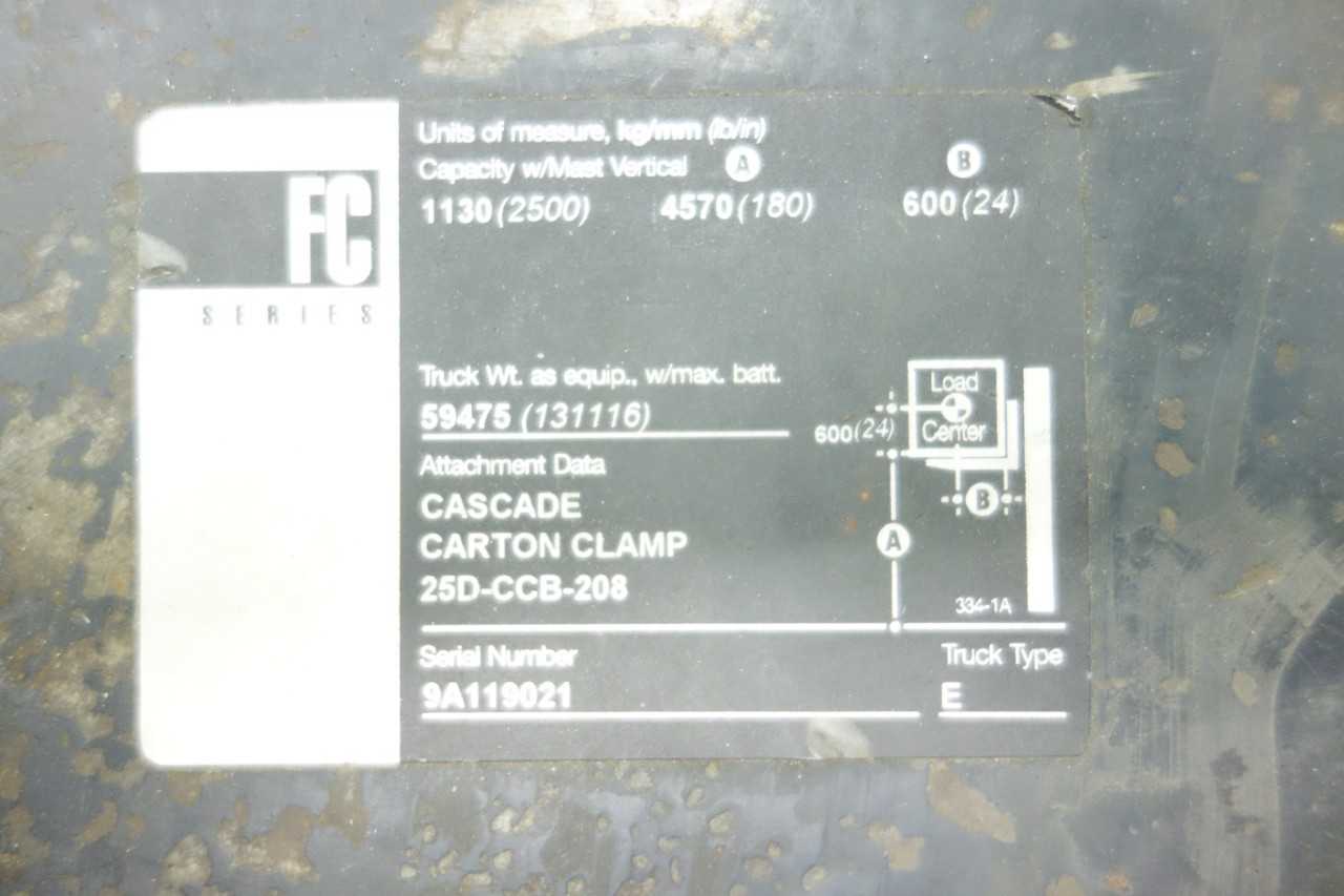 CROWN 50FCTT FORK TRUCK, WORKING CONDITION - FORKLIFTS