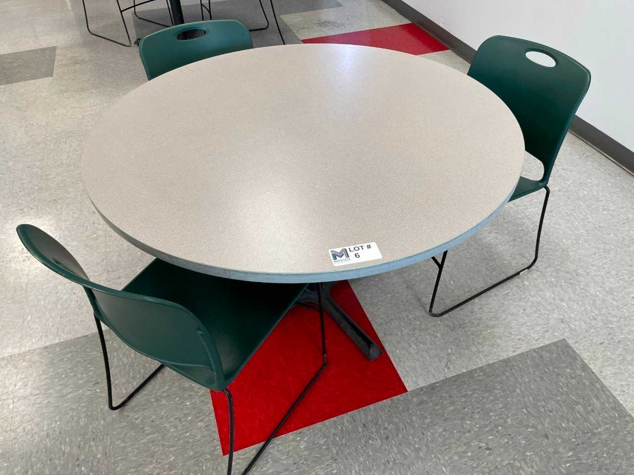 Round Table w/ 3 Chairs - PLANT & FACILITY EQUIPMENT