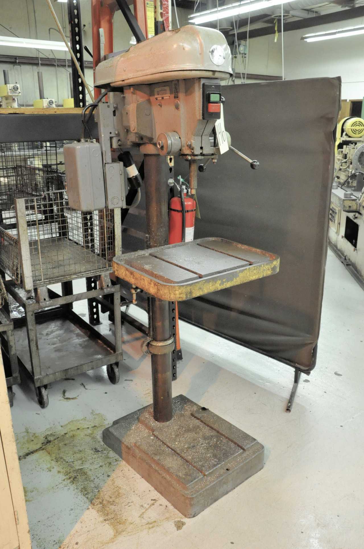 DELTA ROCKWELL MODEL 17-600, 17" Floor Type Drill Press, - UPRIGHT DRILL PRESSES