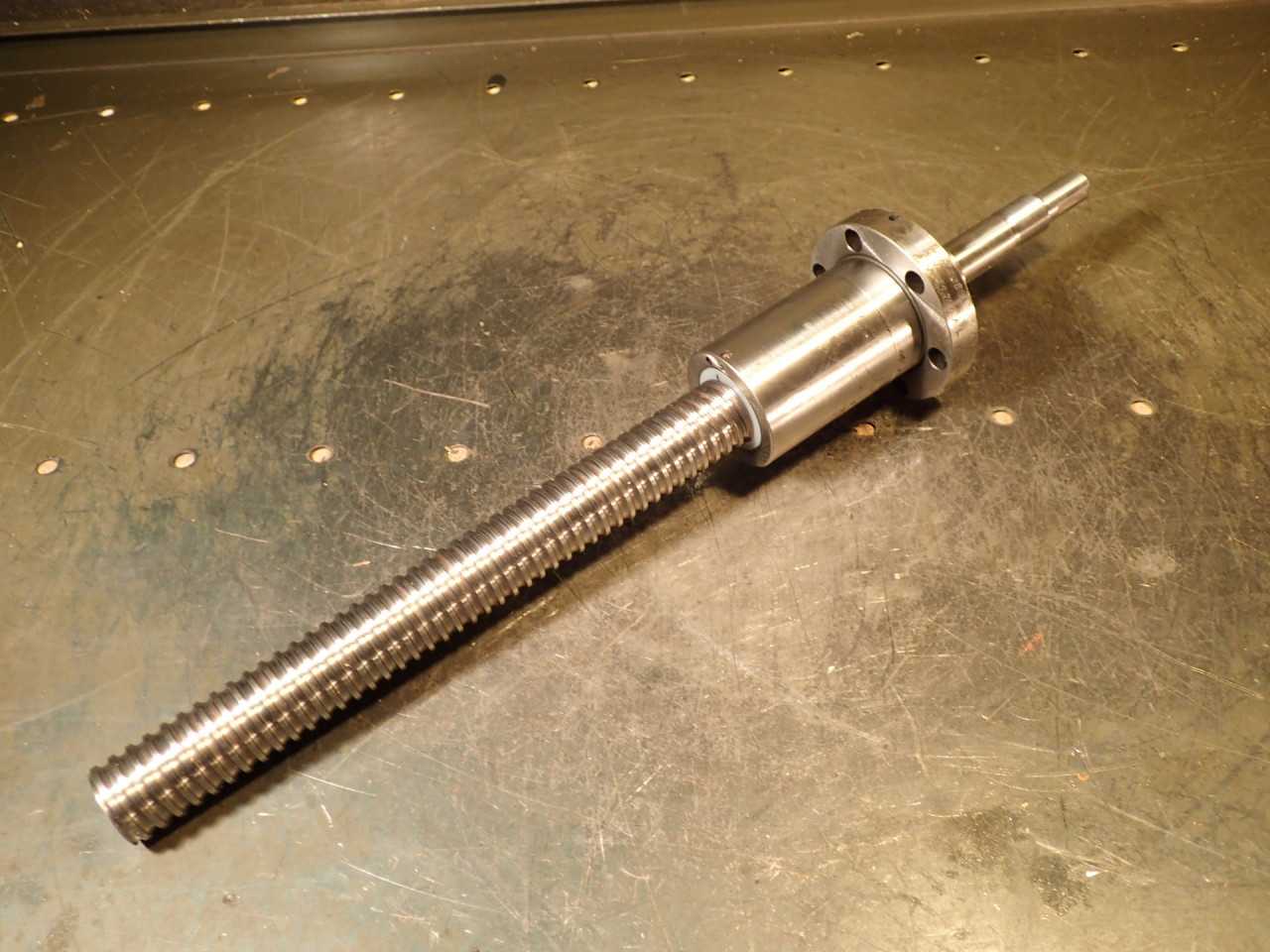 Yarborough Precision 5mm pitch Ball Screw 220mm Travel 17mmx1.0 thread 15.76 OAL - MACHINING ACCESSORIES & TOOLING