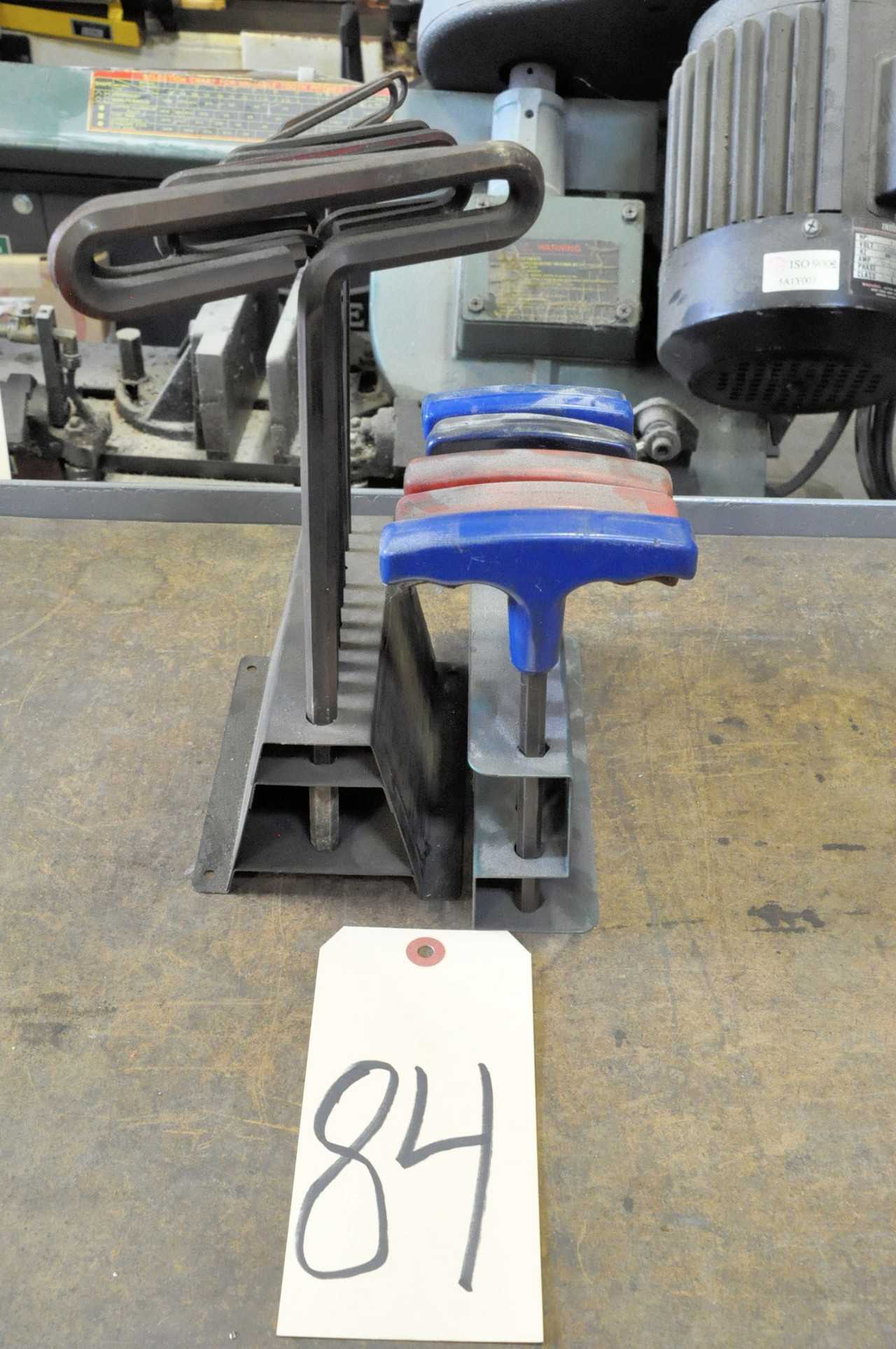 Lot-T Handle Allen Wrenches with (2) Stands - HAND TOOLS