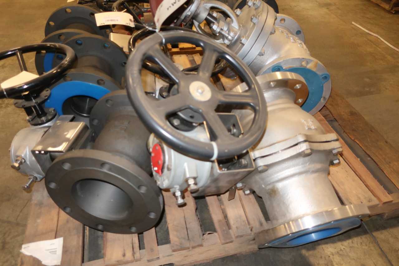 2 PALLETS OF ASSORTED VALVES 1IN-6IN - VALVES