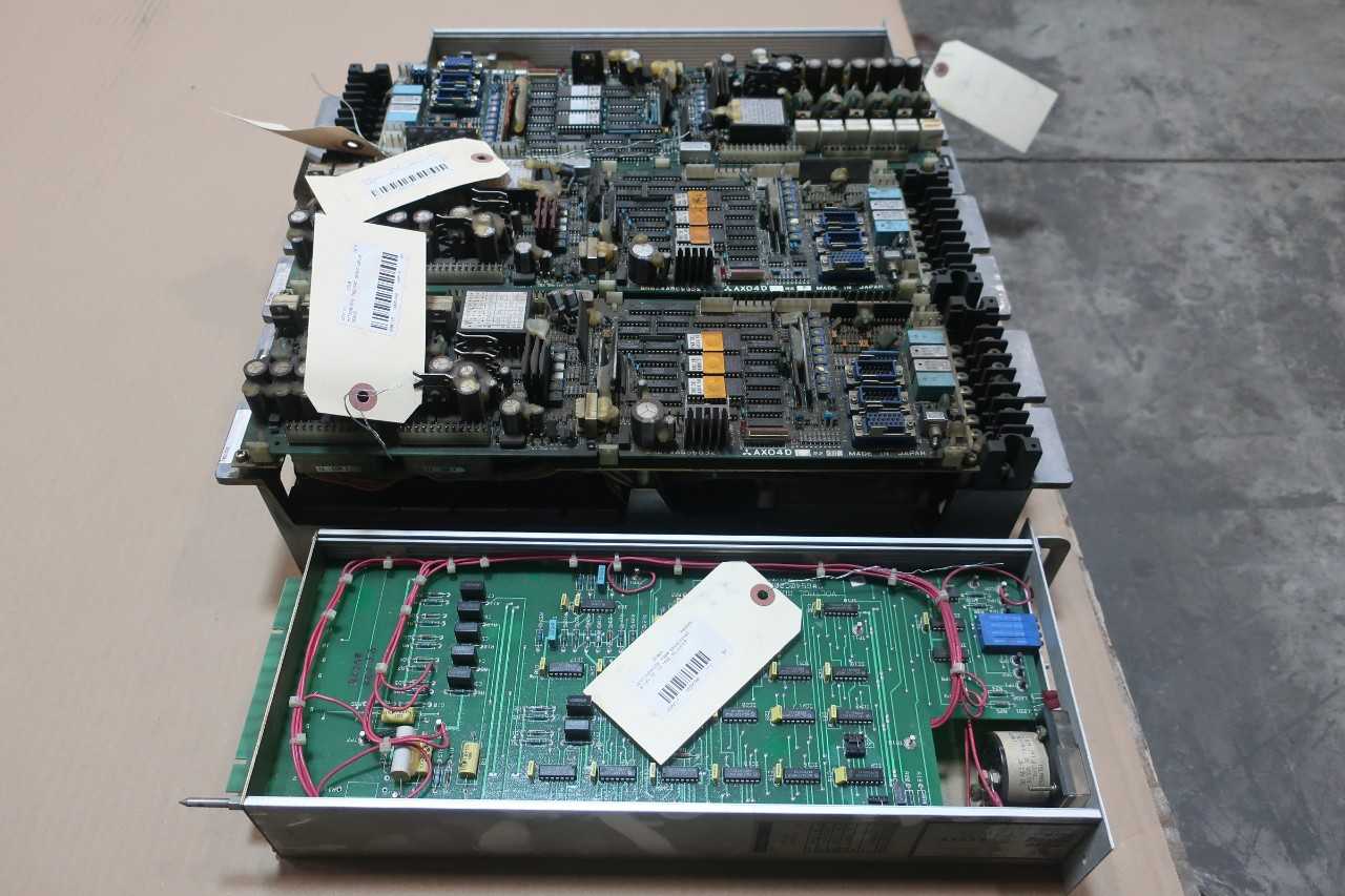 1 LOT OF SERVO DRIVE, VOLTAGE ADJUSTER- WESTINGHOUSE, MITSUBISHI - SERVO