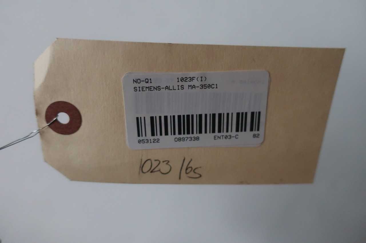 SIEMENS-ALLIS MA-350C1 2000A CIRCUIT BREAKER - CIRCUIT BREAKERS