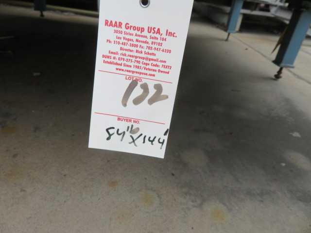 84" X 144" Steel table - MISCELLANEOUS