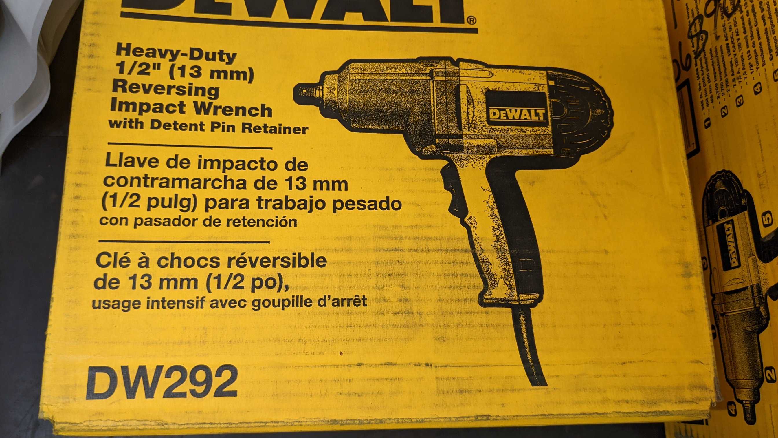 HEAVY-DUTY 1/2" IMPACT WRENCH (Quantity of 2) - ELECTRIC POWER TOOLS