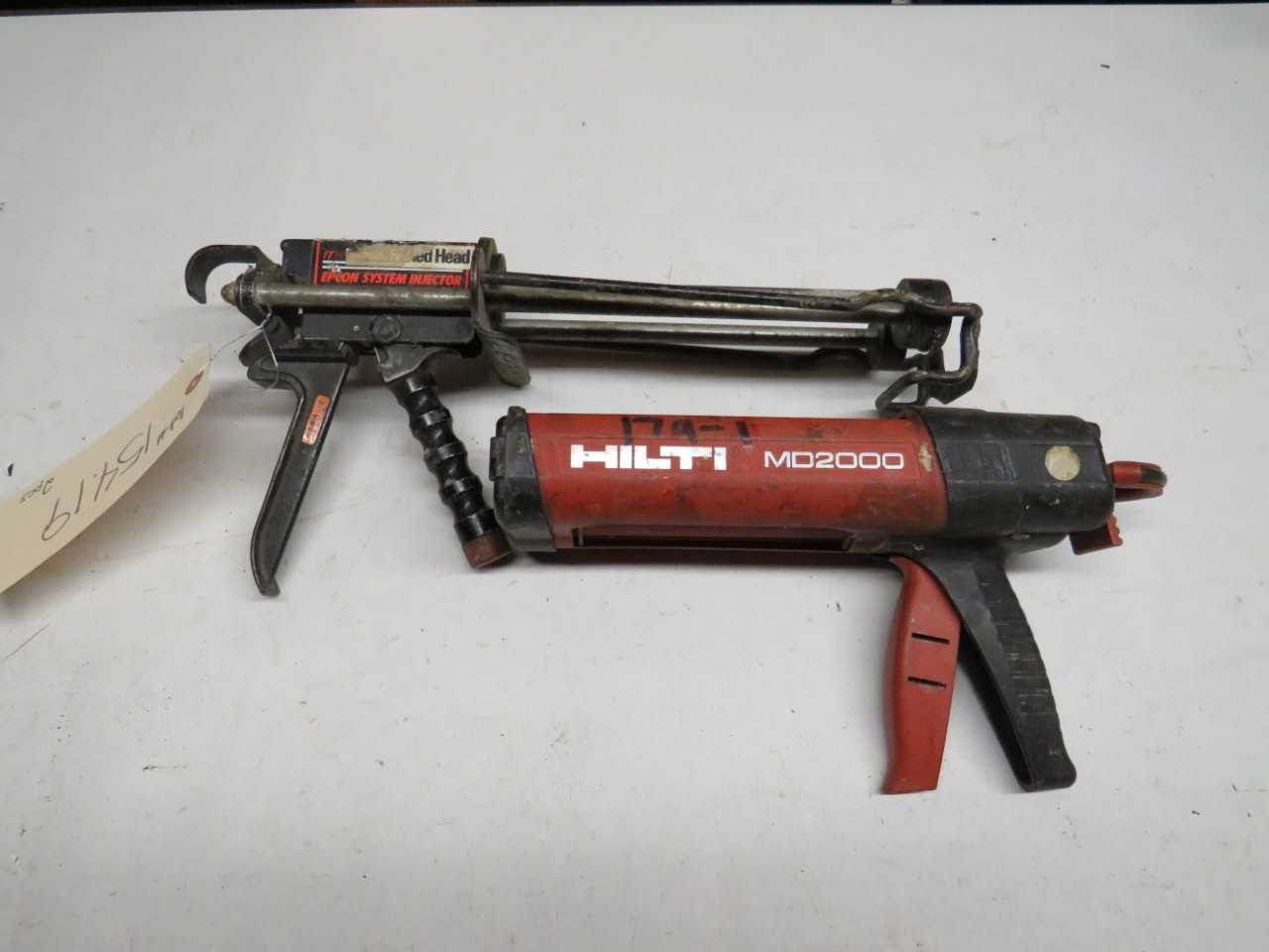 LOT OF 2 ASSORTED EPOXY INJECTORS - HAND TOOLS