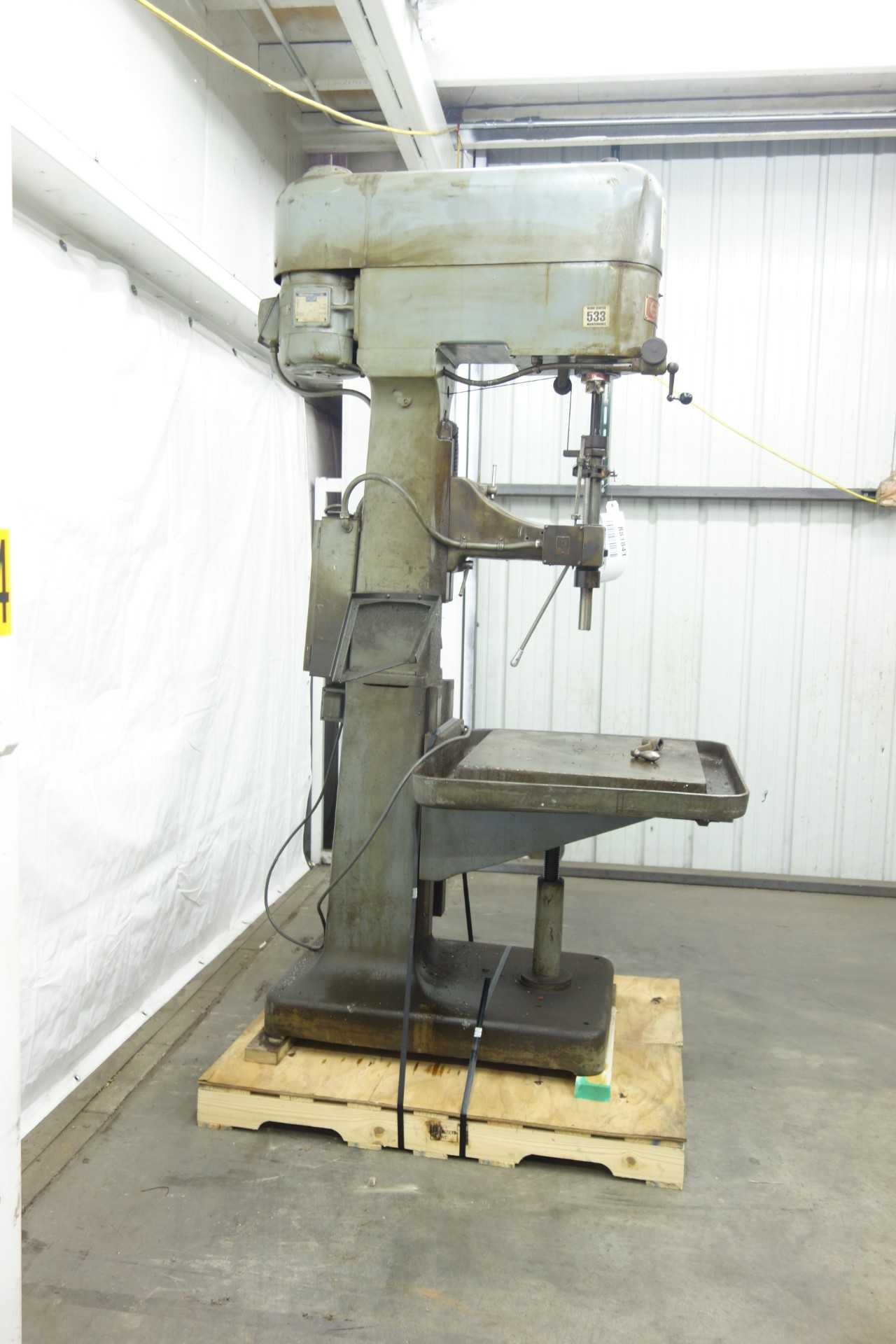 EDLUND 2F15 SINGLE SPINDLE VARIABLE SPEED DRILL PRESS - UPRIGHT DRILL PRESSES