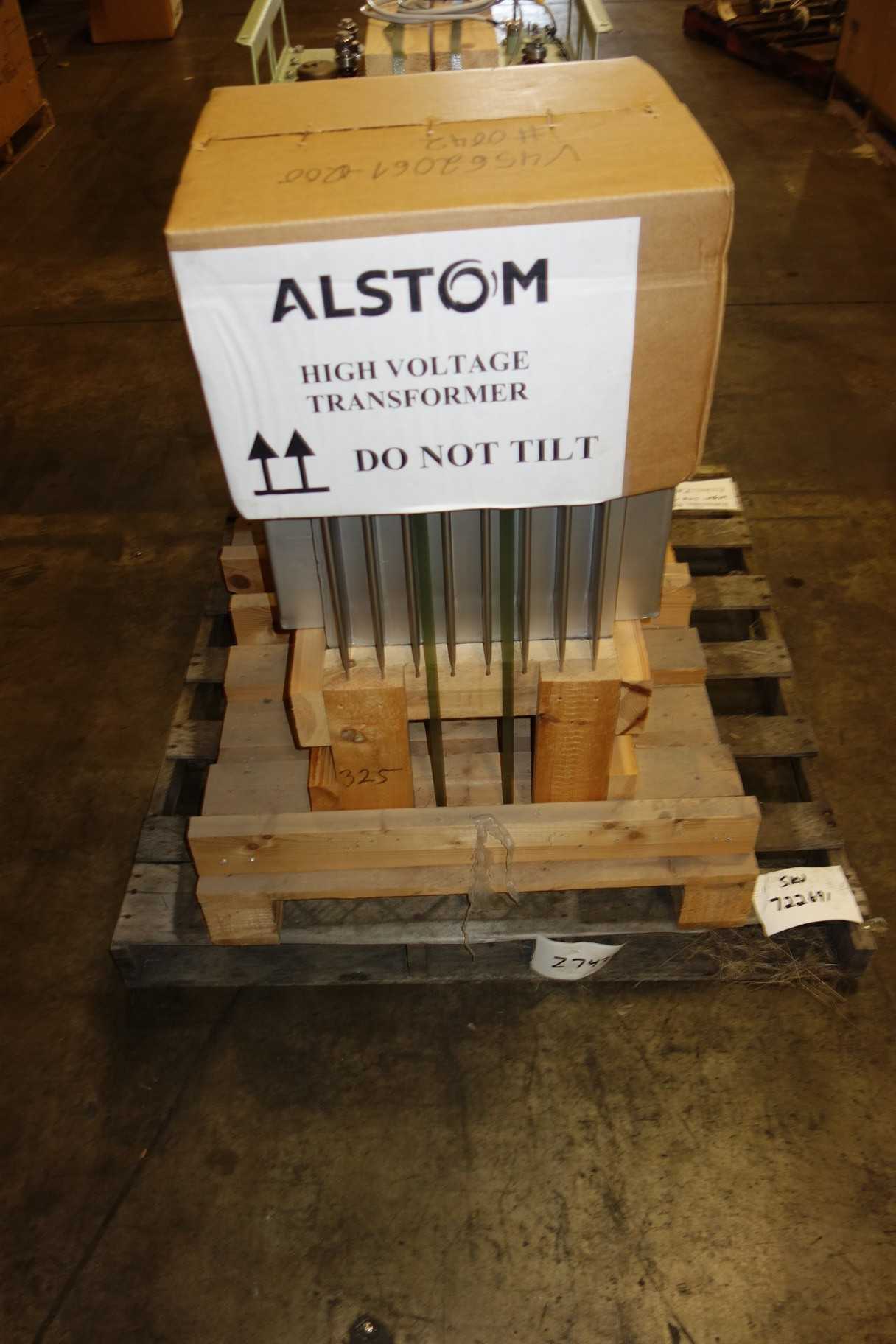 LOT OF 2 ALSTOM HIGH VOLTAGE TRANSFORMER 60KV 800MA-1000MA - CONTROL TRANSFORMERS
