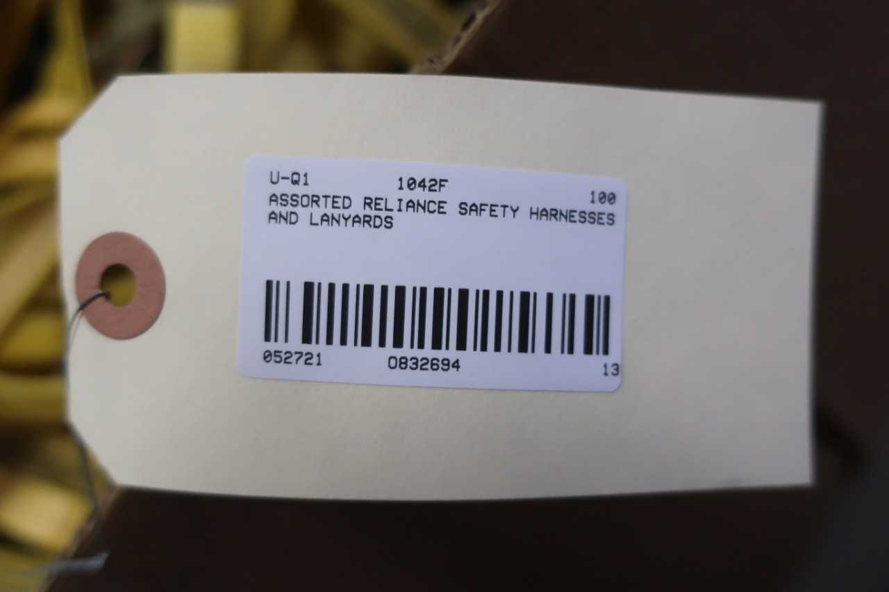 RELIANCE STEELHEAD SAFETY HARNESSES AND LANYARDS - SAFETY EQUIPMENT