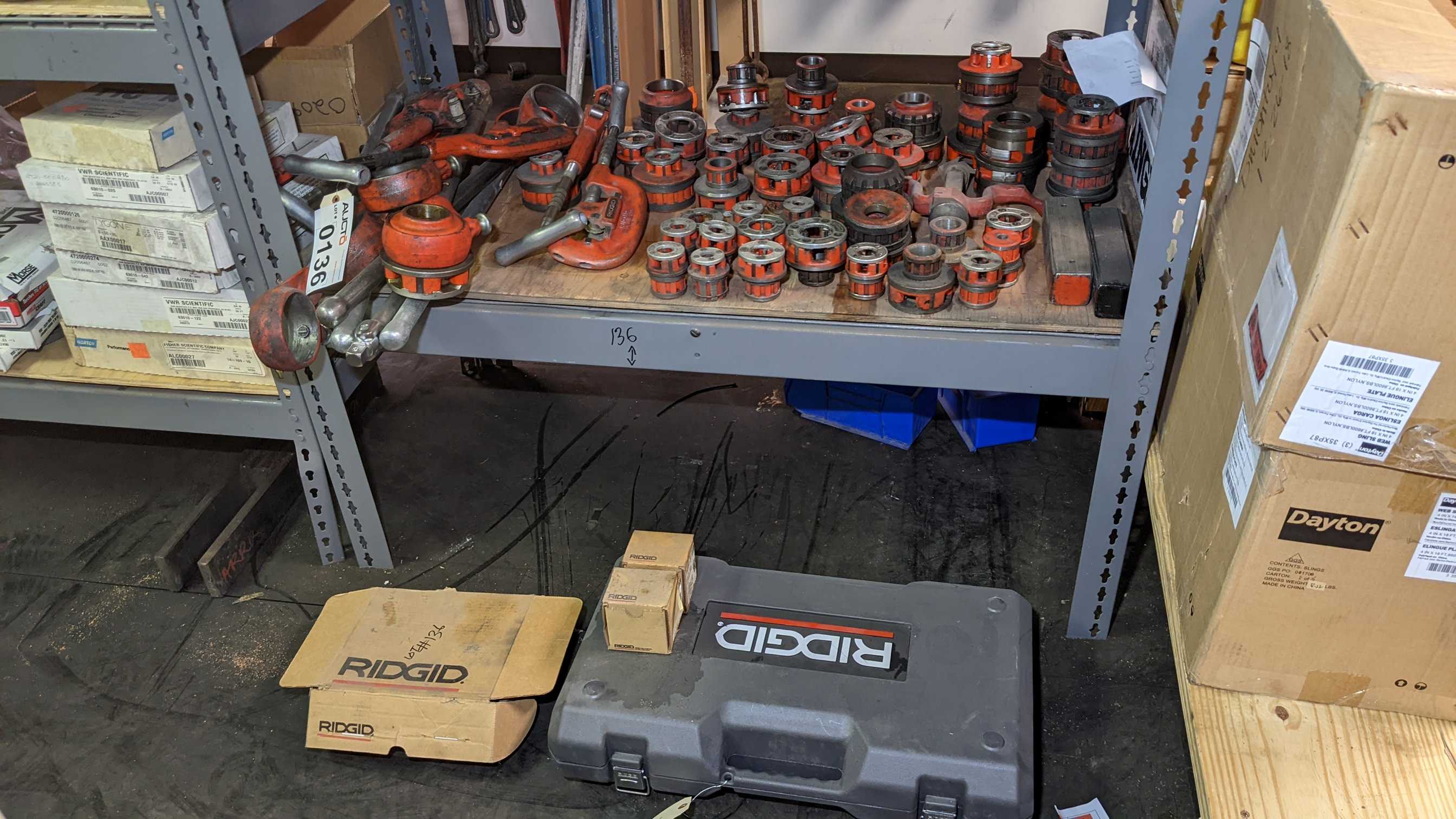 LOT OF PIPE THREADER DIES - ELECTRIC POWER TOOLS