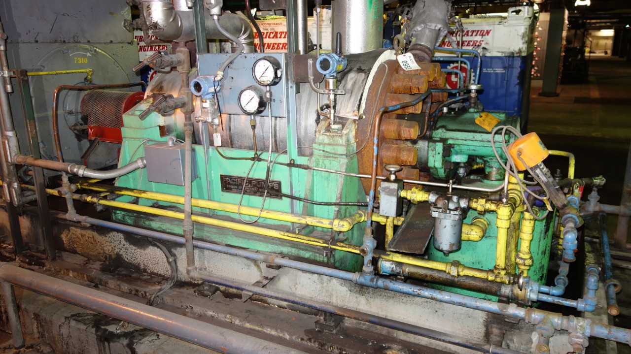 PACIFIC PUMPS SIZE 4SRL BFI BOILER FEED PUMP 758GPM - MISCELLANEOUS