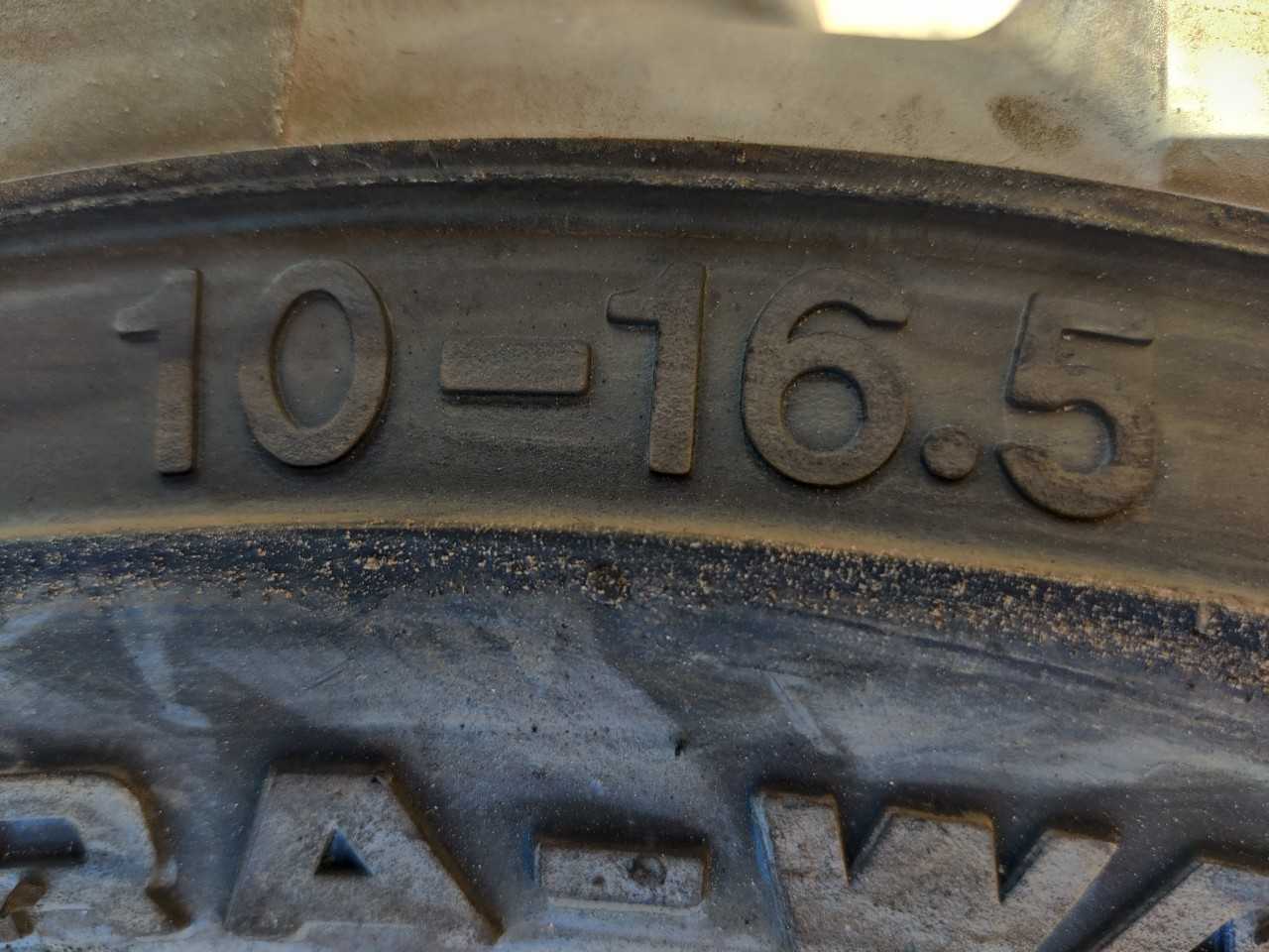 1 PALLET OF 4 INDUSTRIAL TRUCK TIRES - HYDRO EXCAVATOR TRUCKS