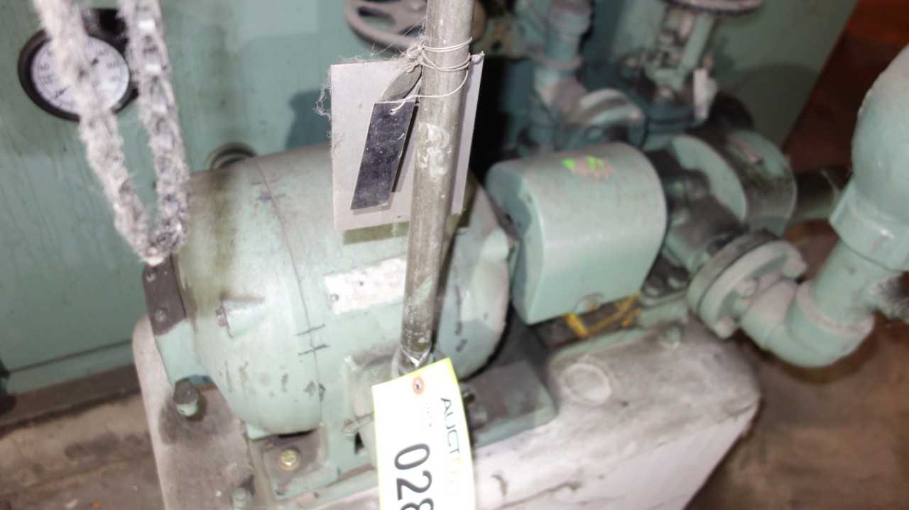 LOT OF 2 ASSORTED WORTHINGTON ROTARY PUMP MOTOR - PUMPS