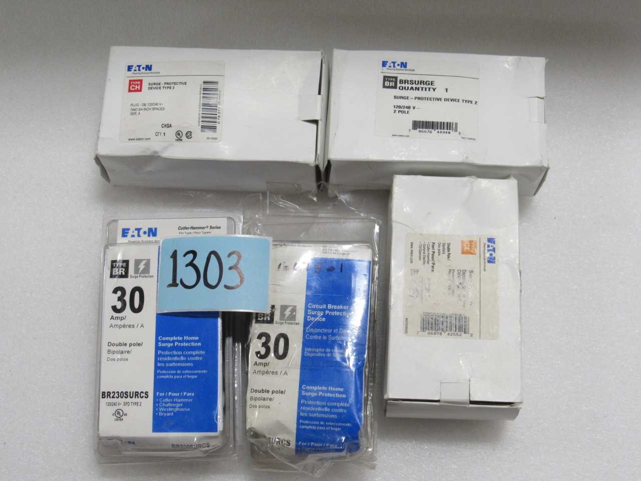 LOT OF EATON RESIDENTAL BREAKERS - MISCELLANEOUS