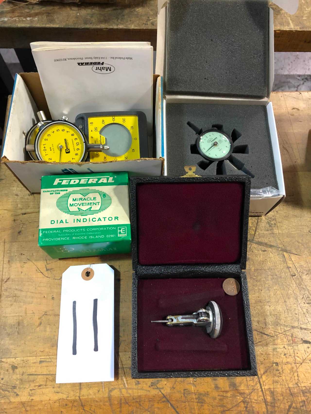 4-Boxes of Misc. Indicators - ELECTRIC POWER TOOLS
