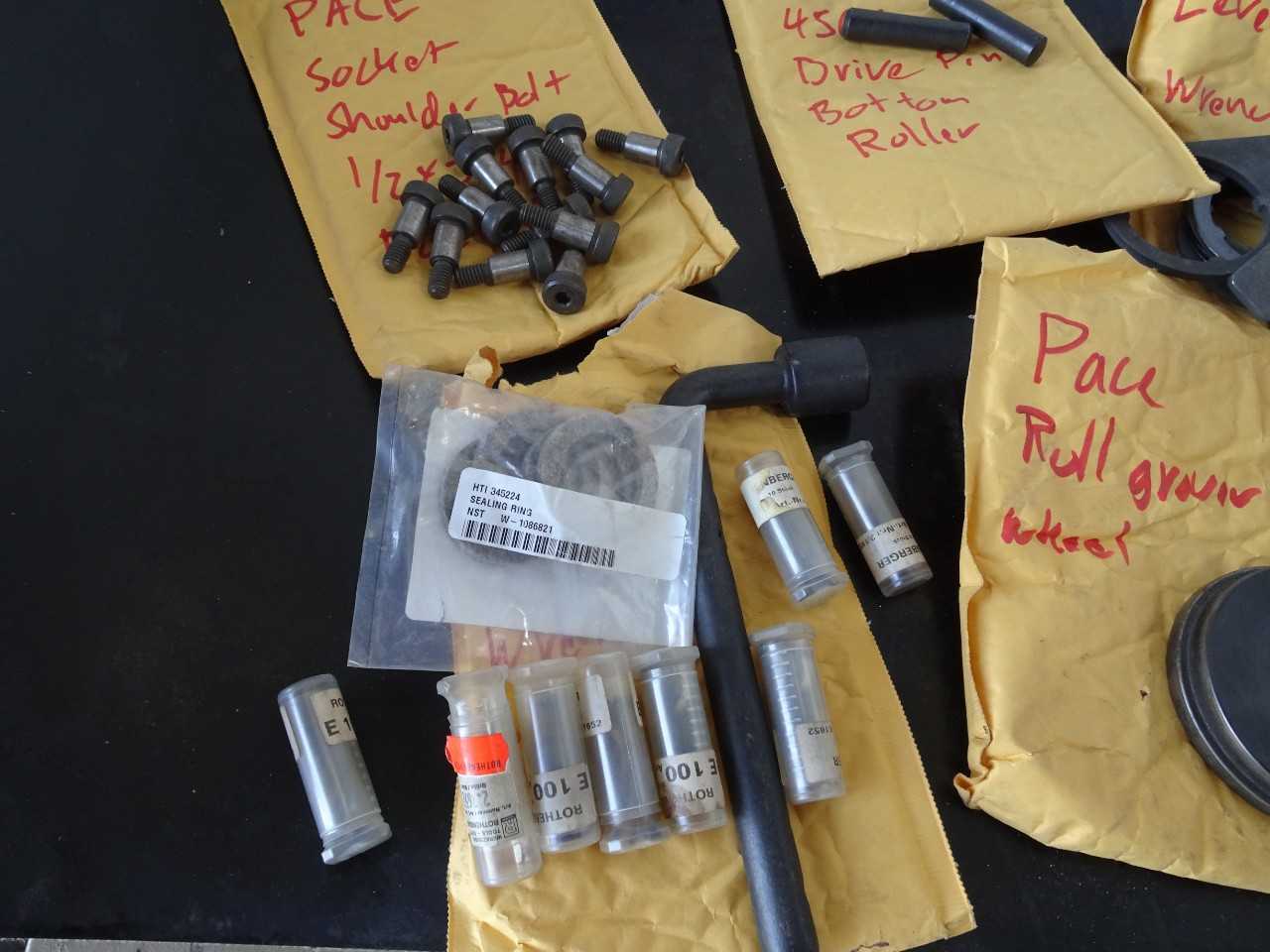 PACE ROLL GROOVER PARTS - MACHINE TOOLING