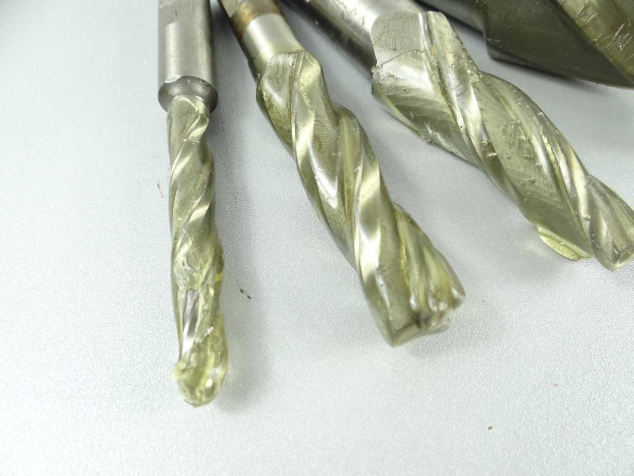 Lot of 4 Freshly Sharpened HSS Tapered End Mills - MACHINING TOOLING & PARTS