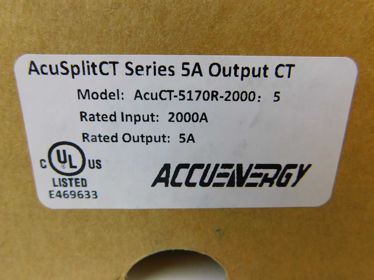 Quantity of 3x AcuCT-5170R-2000/5 Transformers - CONTROL TRANSFORMERS Quantity of 3x AcuCT-5170R-2000/5 Transformers - CONTROL TRANSFORMERS