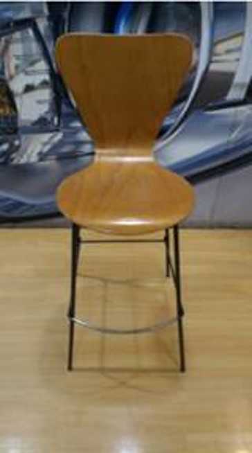 Lot of (6) Tall Wood Chairs - PLANT & FACILITY Lot of (6) Tall Wood Chairs - PLANT & FACILITY