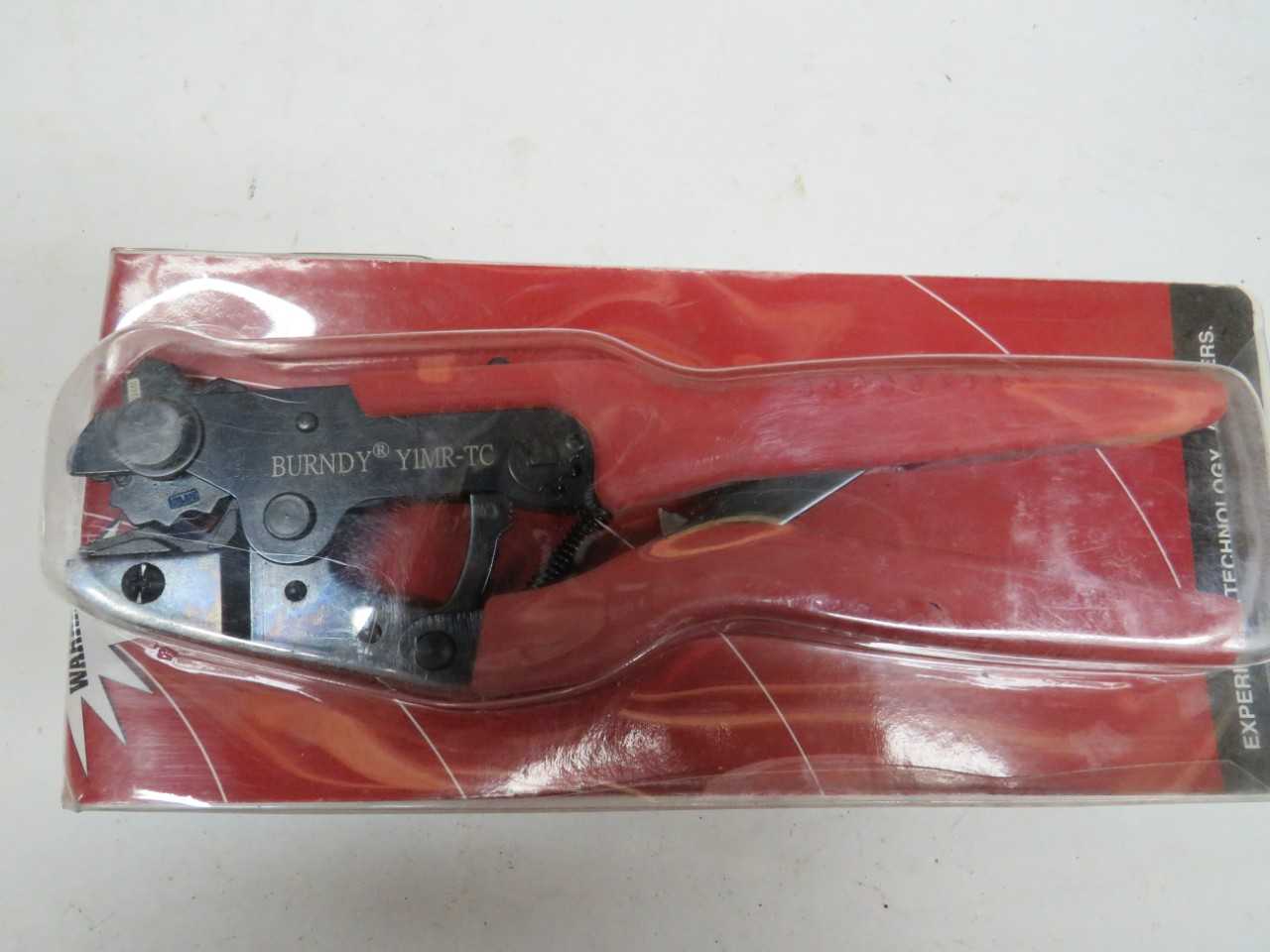 LOT OF 2 BURNDY Y1MRTC FULL CYCLE RACHET HYTOOL - ELECTRIC POWER TOOLS
