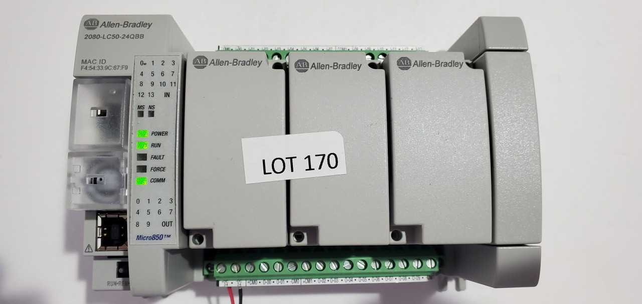 Allen Bradley Micro 850 2080-LC50-24QBB PLC - AUTOMATION & CONTROLS Allen Bradley Micro 850 2080-LC50-24QBB PLC - AUTOMATION & CONTROLS