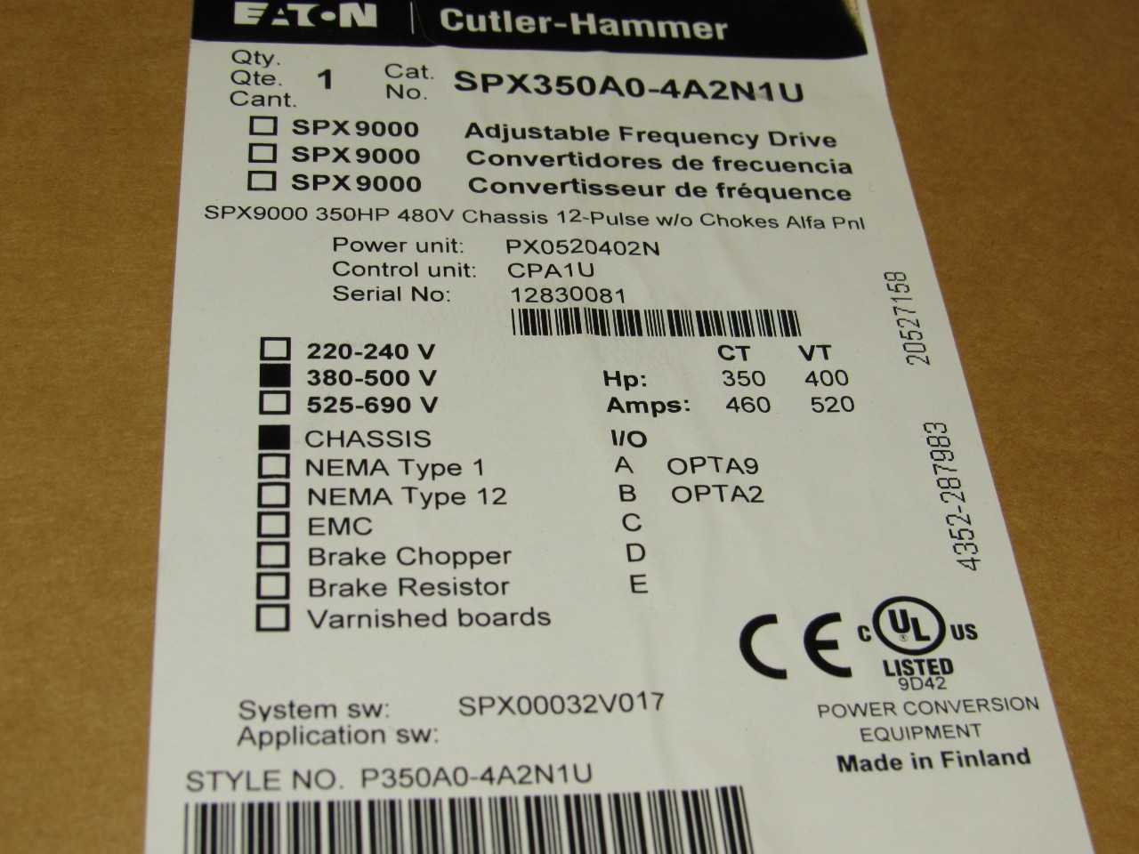 Eaton Frequency Drives - MOTOR DRIVES