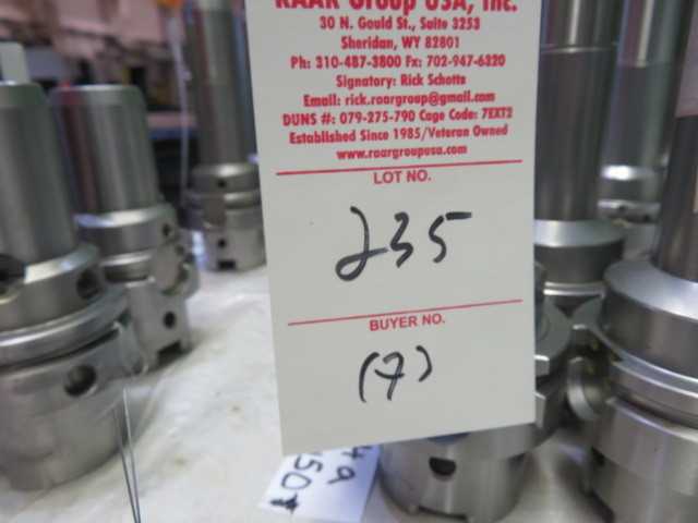 7	Erickson	HSK63 AHCT 10150M Hydraulic Chuck LOT - MISCELLANEOUS