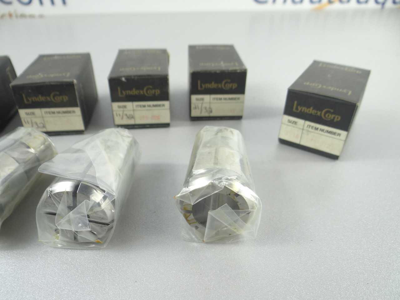 7 New TG75 Lyndex Collets 3-16 to 11-16 - HOLEMAKING TOOLS