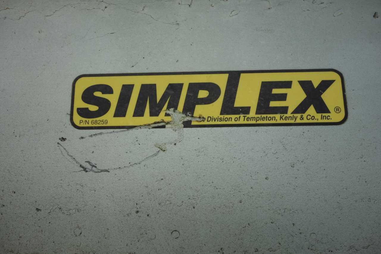 SIMPLEX HYDRAULIC H-FRAME PRESS - PRESSES