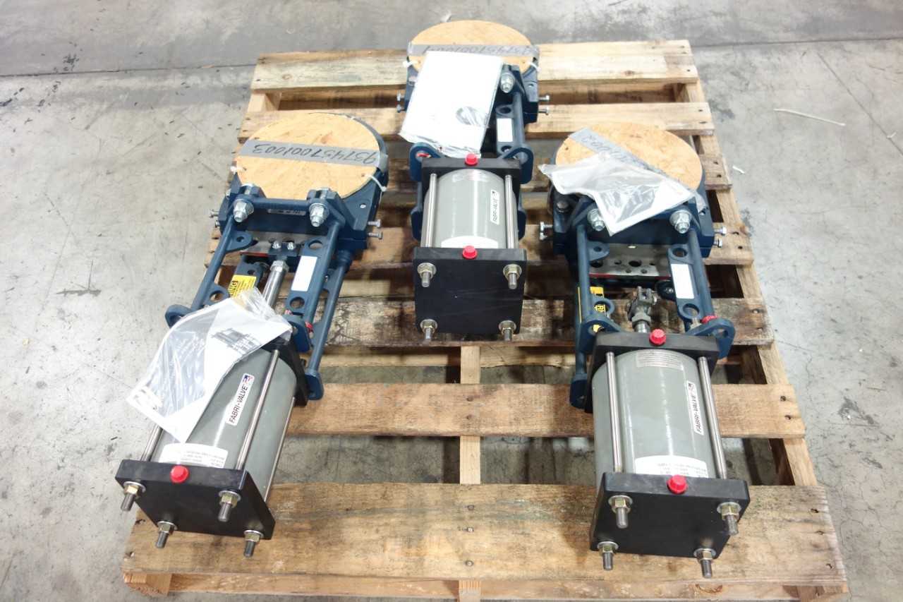 LOT OF FABRI-VALVE KNIFE GATE VALVE - KNIFE GATE VALVE