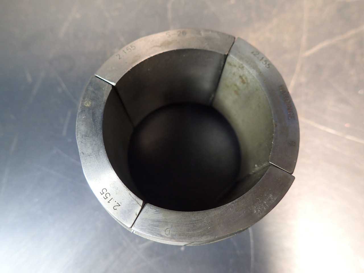 Hardinge S26 Collet Pad Set: 2-5/32" (2.155") Round, Used in Good Condition - HOLEMAKING TOOLS