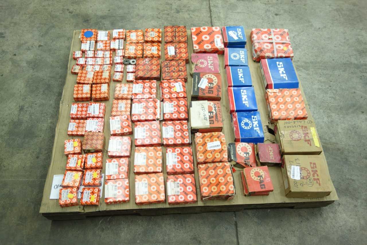 PALLET OF SKF, FAG ROLLER BEARINGS - BEARINGS