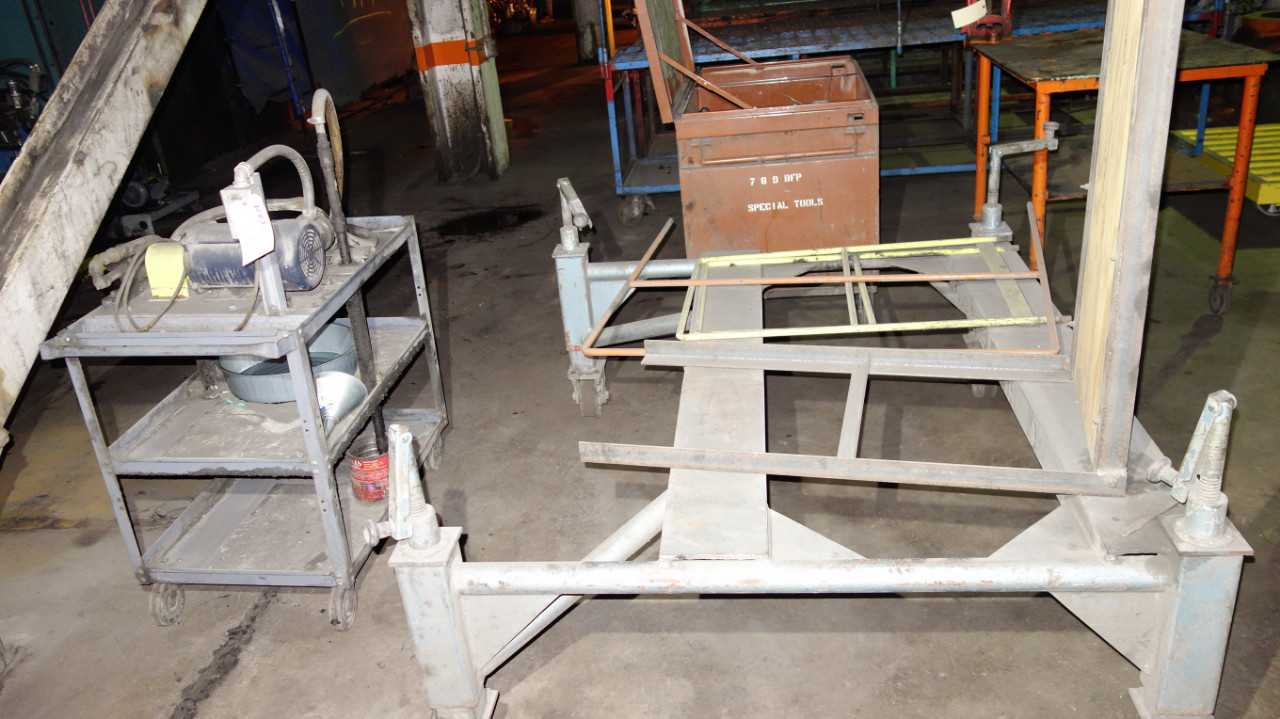LOT OF 2 ROLLING CARTS WITH CONTENTS - MISCELLANEOUS