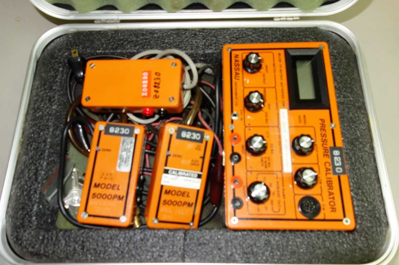 Nassau 5000N Pressure Calibrator Kit with 5000PM Pressure Transducers - ELECTRIC POWER TOOLS