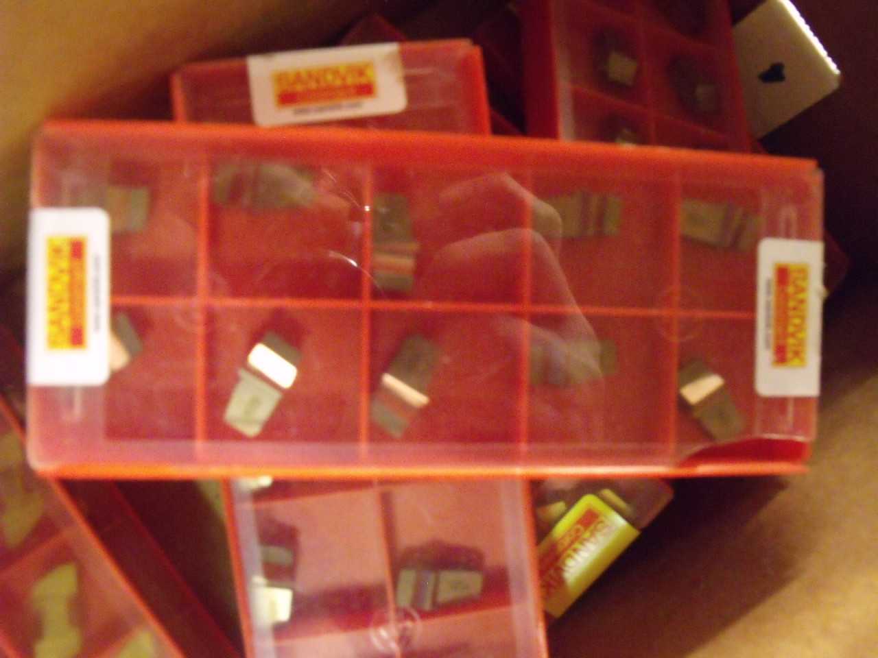 New Sandvik Carbide Inserts 9 Boxes - MACHINING ACCESSORIES & TOOLING