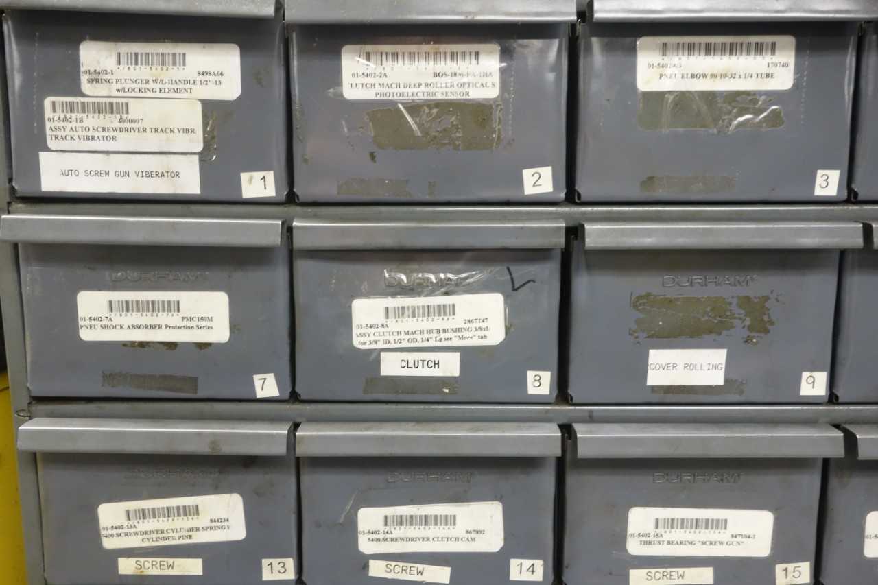 1 section pigeon hole shelving without contents - SHELVING