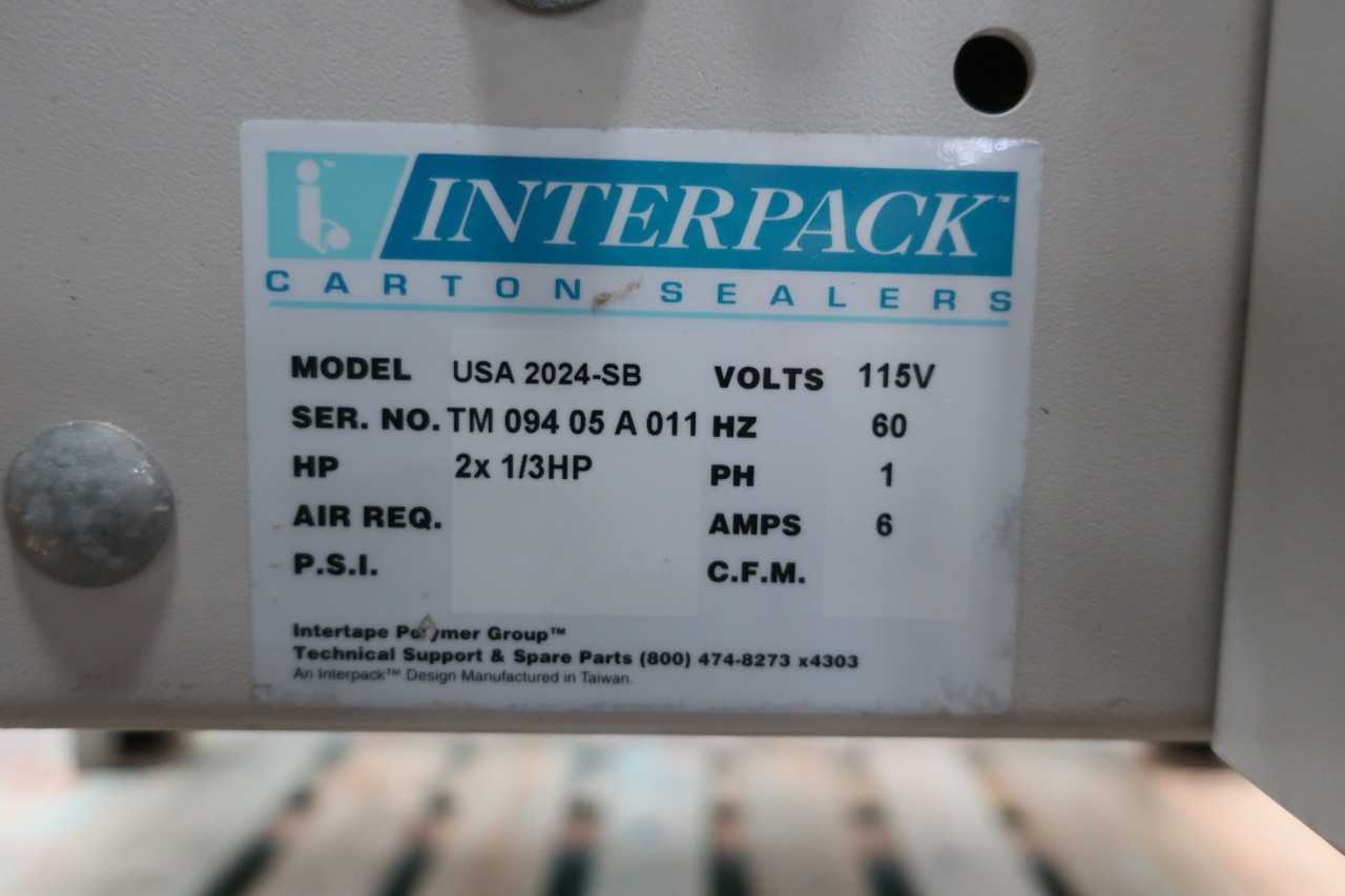 INTERPACK USA 2024-SB UNIFORM SEMI-AUTOMATIC CASE SEALER 115V-AC - PACKAGING