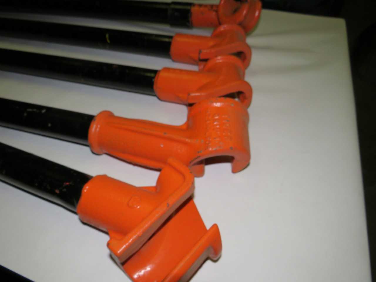 LOT OF 5 ASSORTED CONDUIT BENDER HICKEY - GREENLEE, RIDGID, TIGER - HAND TOOLS